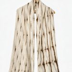 brown wood shawl tie dye 01