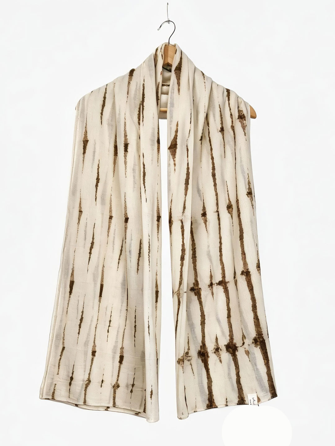 brown wood shawl tie dye 01 brown wood shawl tie dye 01