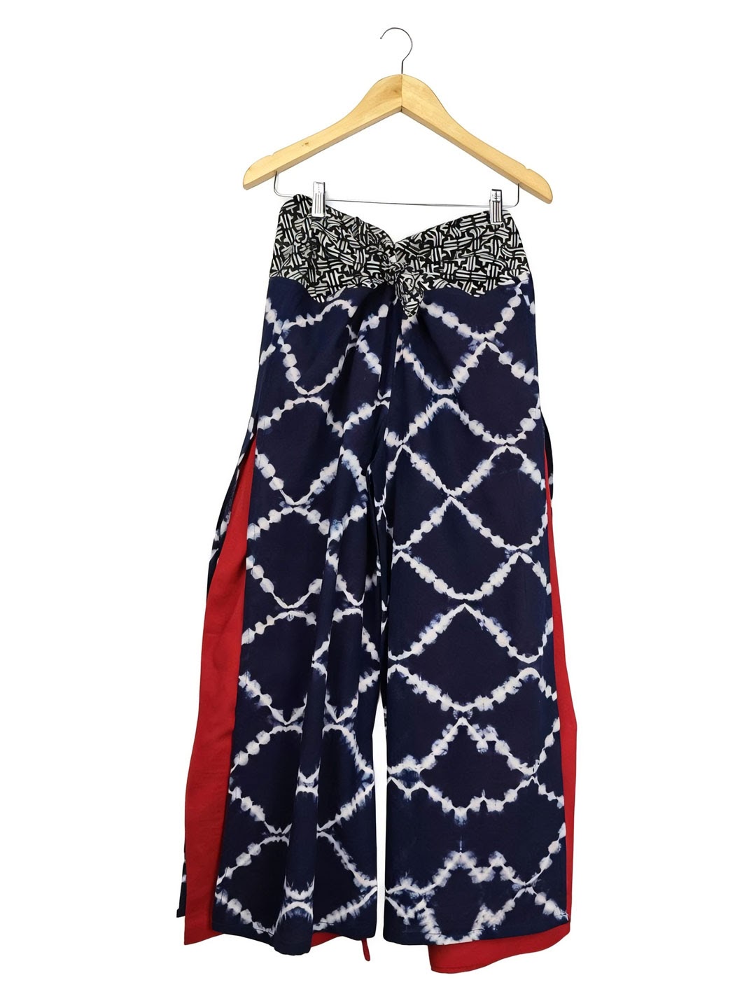 navy blue red knot pant tie dye 02 navy blue red knot pant tie dye 02